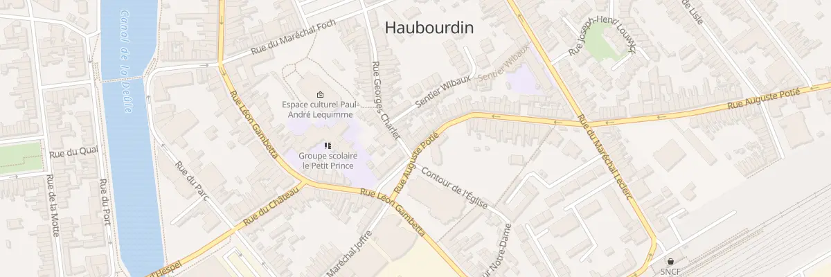 Plan du 3 Rue Auguste Potié à Haubourdin
