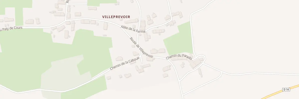 Plan du 15 Rte de Villeprevoir à Cosne-Cours-sur-Loire