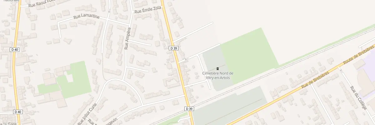 Plan du 16 Rue de Quiéry à Vitry-en-Artois