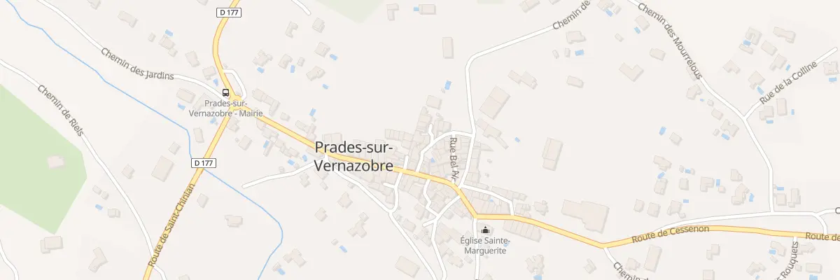 Plan du 3 Imp des Glycines à Prades-sur-Vernazobre