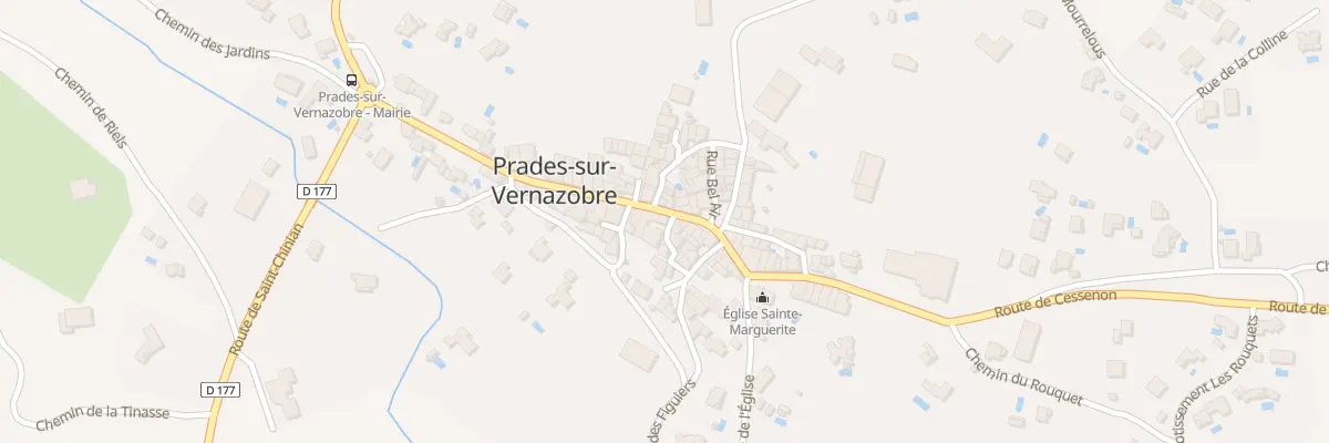 Plan du 5059F Rue du Moulin à Huile à Prades-sur-Vernazobre