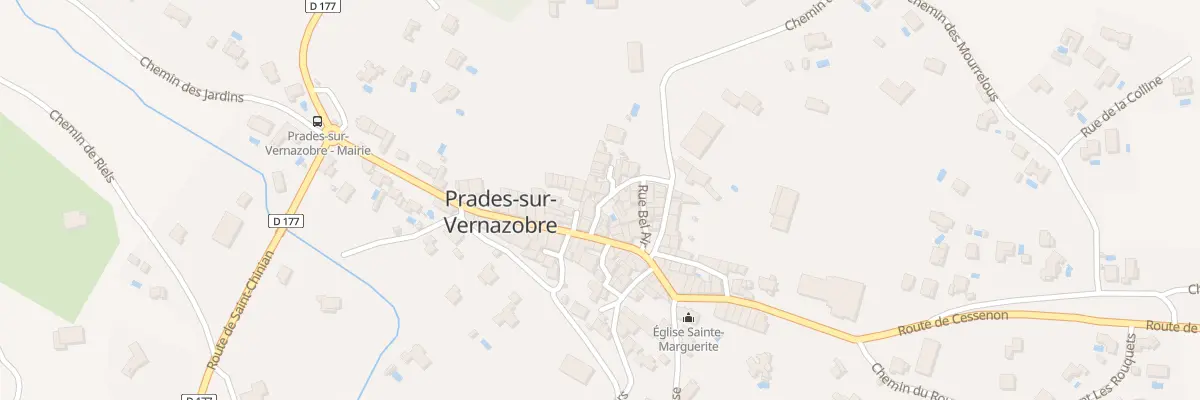 Plan du 5001F Rue de la Forge à Prades-sur-Vernazobre