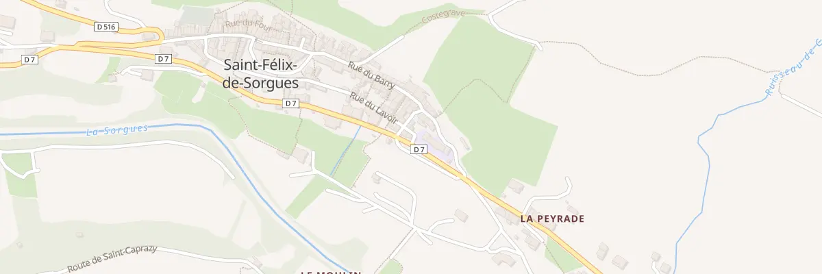 Plan du 5085 Rue du Révelin à Saint-Félix-de-Sorgues
