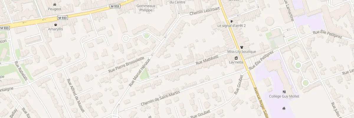 Plan du 36 Rue Matteotti Lomme à Lille