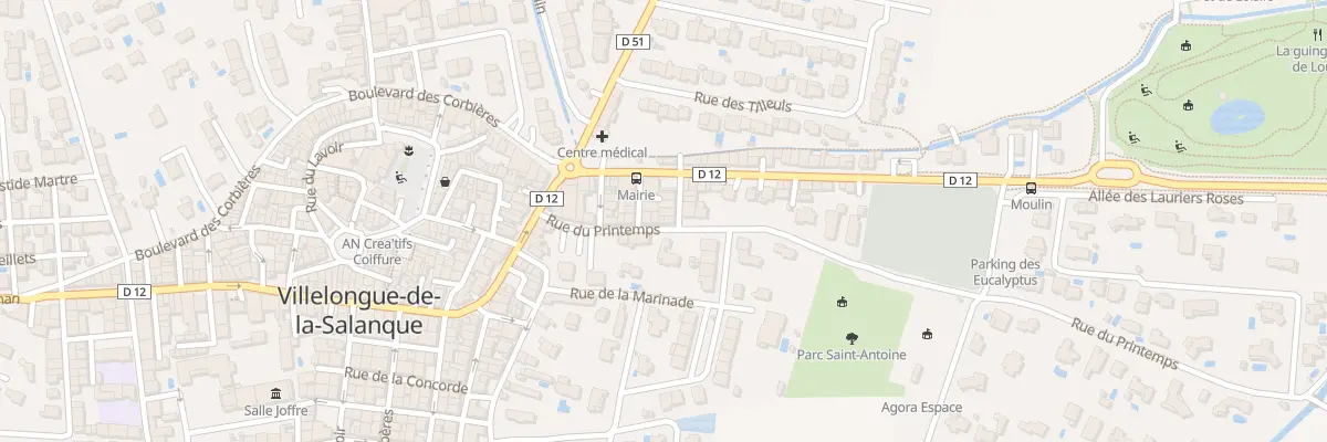 Plan du 17 Rue du Printemps à Villelongue-de-la-Salanque