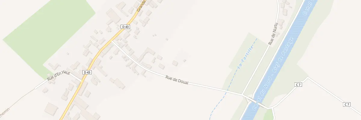 Plan du 13 Rue de Douai à Étricourt-Manancourt