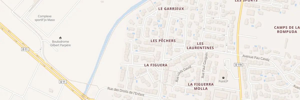 Plan du 9 Imp Honore Daumier à Saint-Laurent-de-la-Salanque
