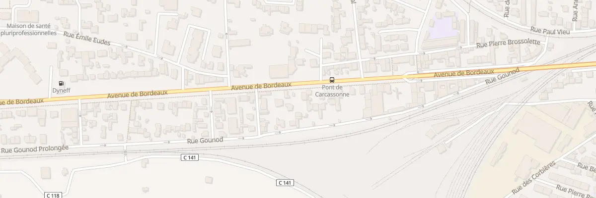 Plan du 49 Av de Bordeaux à Narbonne