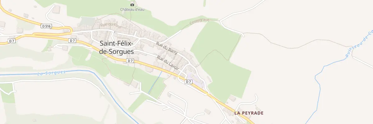 Plan du 5090 Rue du Barry à Saint-Félix-de-Sorgues