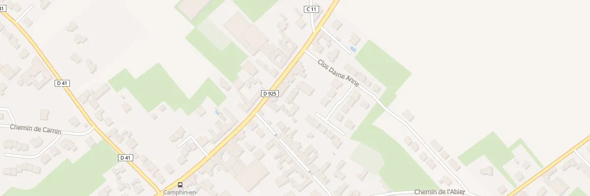 Plan du 11 Rue Nationale à Camphin-en-Carembault