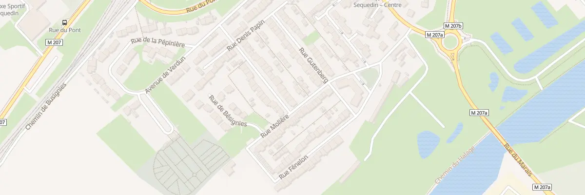 Plan du 29 Rue Pierre Curie à Sequedin