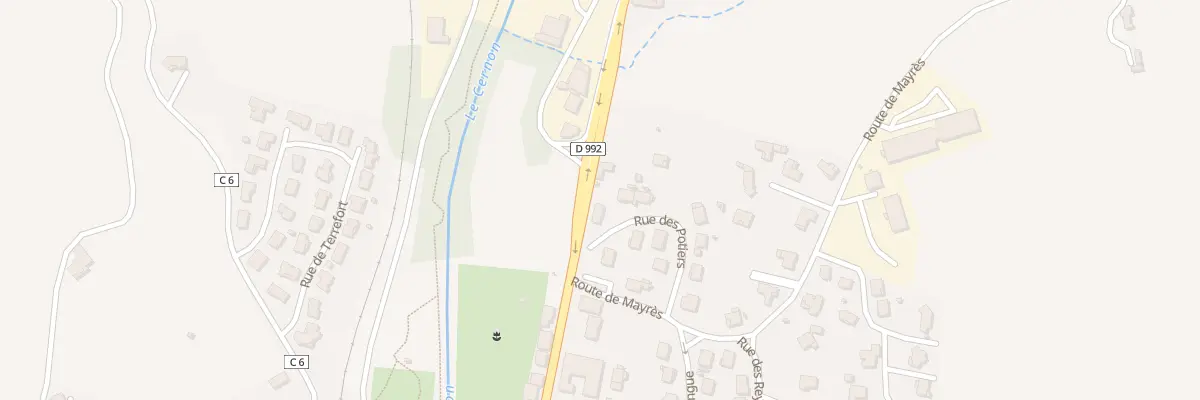 Plan du 1 Rue des Potiers à Saint-Georges-de-Luzençon