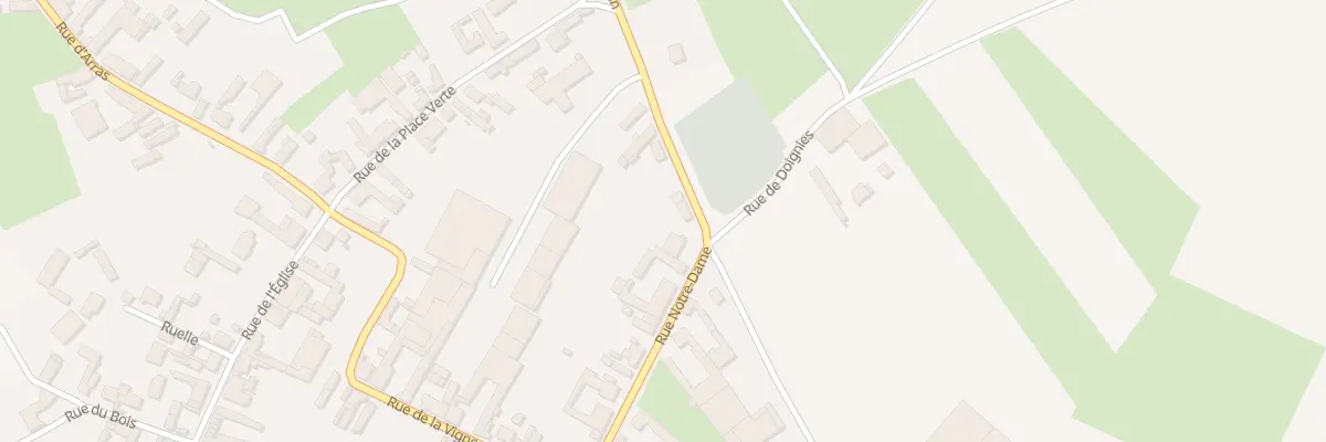 Plan du 37 Rue Notre-dame à Beaumetz-lès-Cambrai