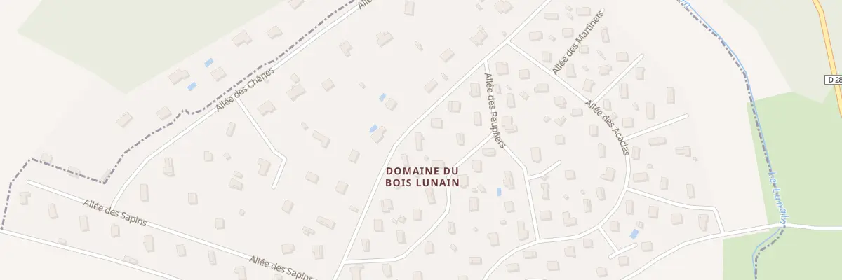 Plan du 12 All des Bouleaux à Chéroy