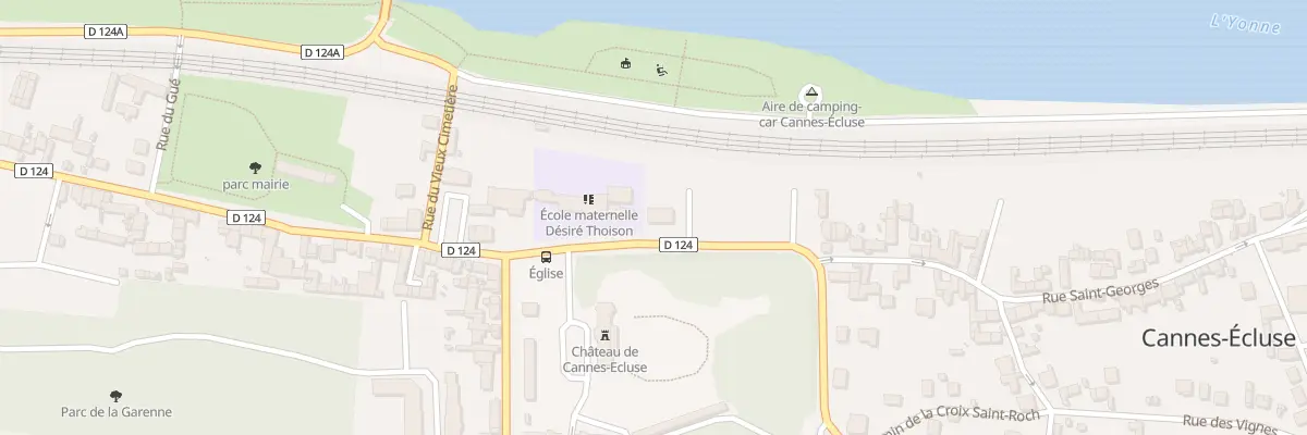 Plan du 77 Rue Désiré Thoison à Cannes-Écluse