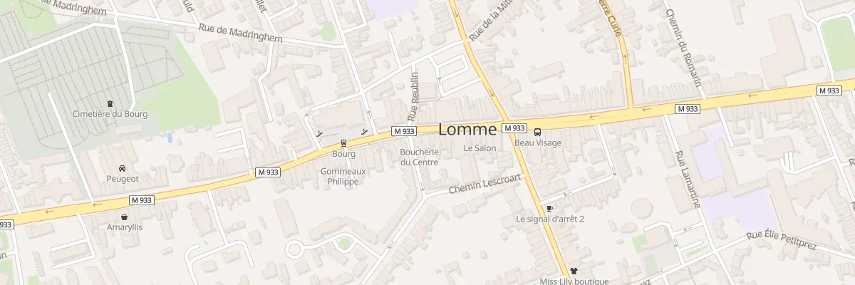 Plan du 783 Av de Dunkerque Lomme à Lille
