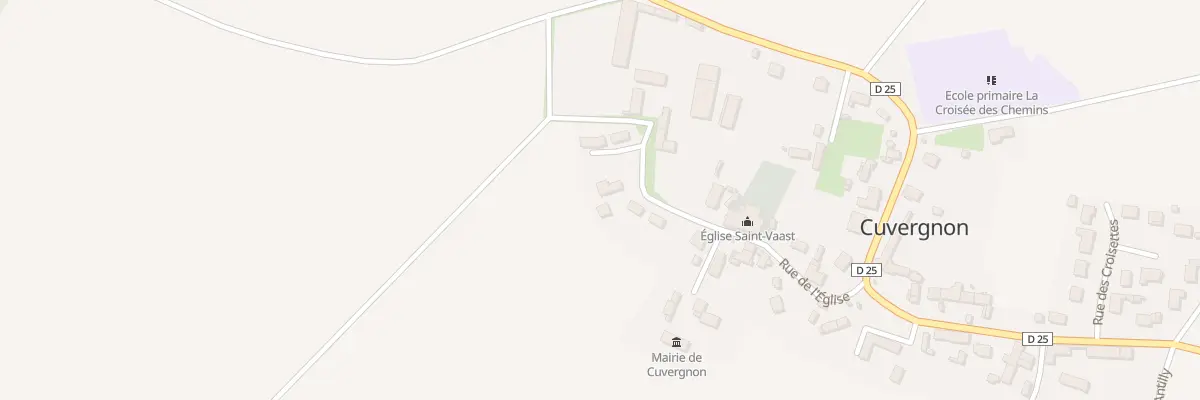Plan du 215 Rue de l’Eglise à Cuvergnon