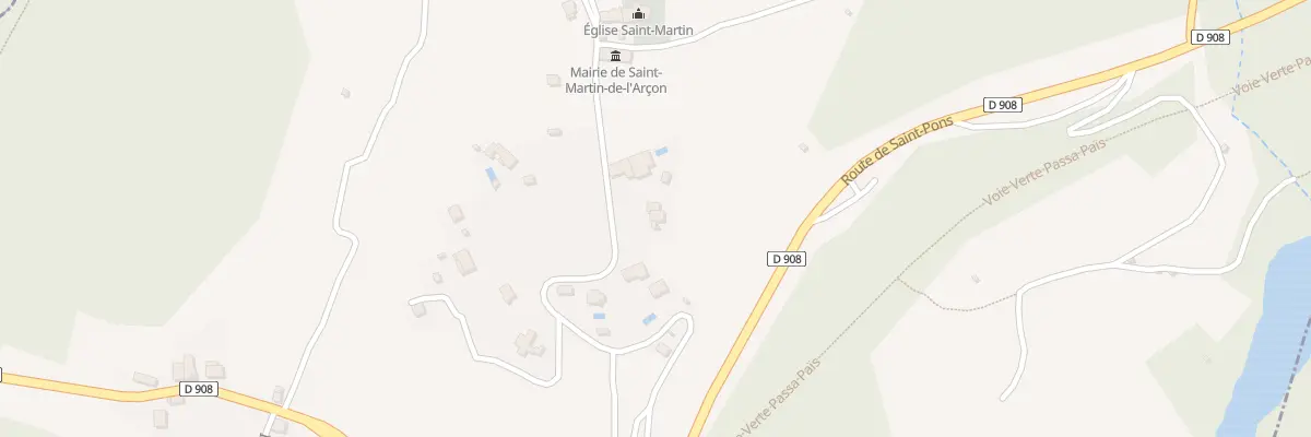 Plan du 5056 Village à Saint-Martin-de-l’Arçon