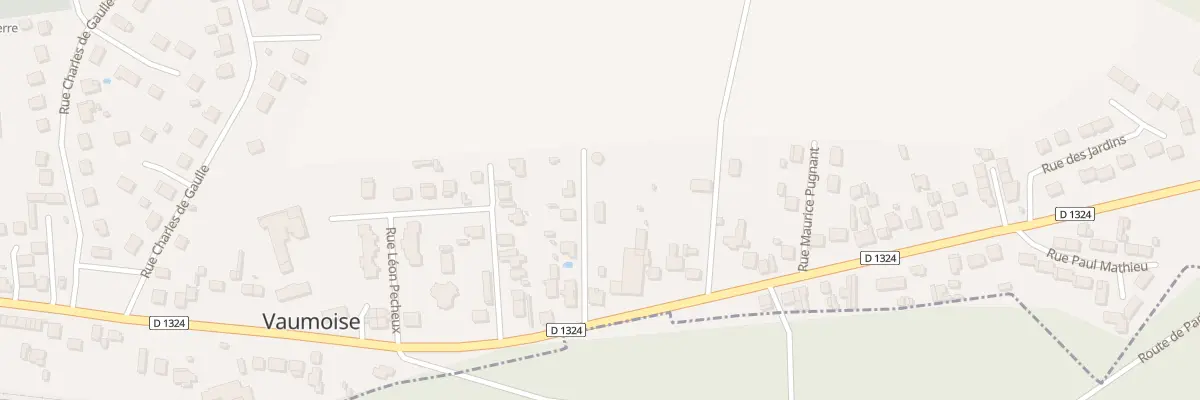 Plan du 2 Rue du Chateau d’Eau à Vaumoise