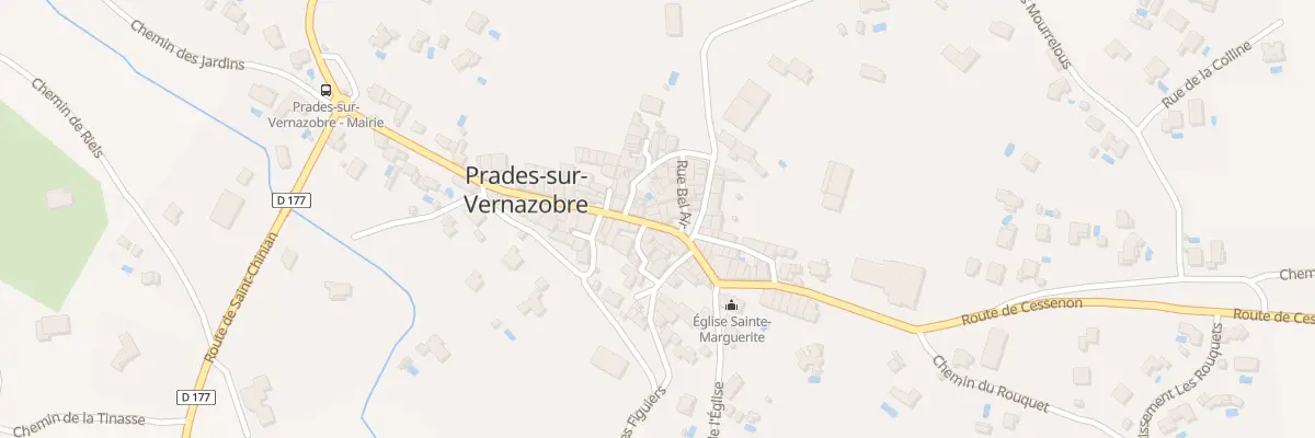 Plan du 37 Rue Grand Rue à Prades-sur-Vernazobre