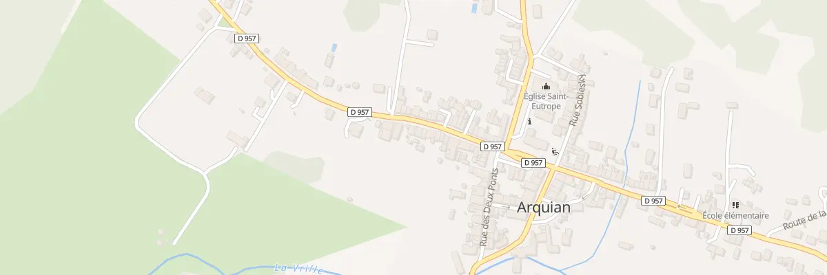 Plan du 27 Rte de Neuvy à Arquian