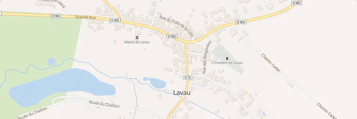 Plan du 14 Rte d’Arquian à Lavau