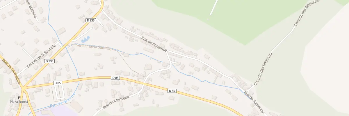Plan du 40 Rue du Martreuil à Pierrefonds