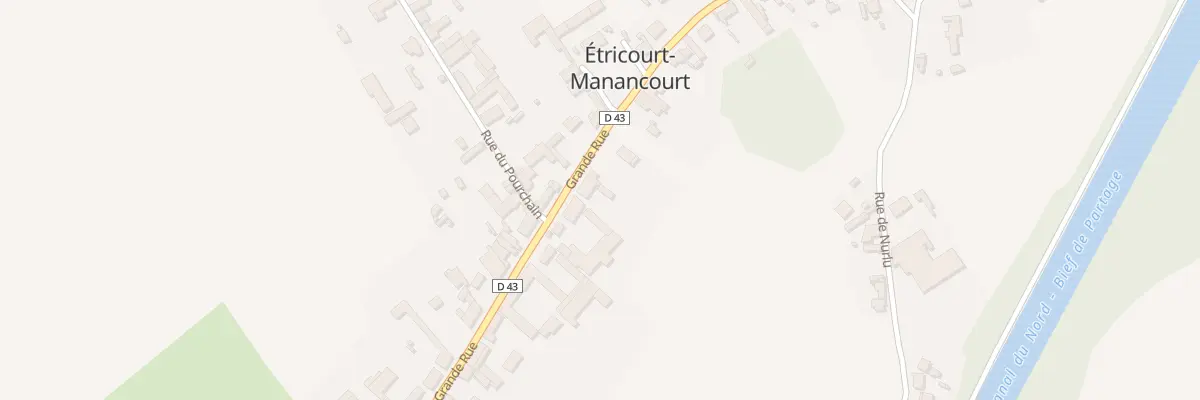 Plan du 21 Gr Grande Rue à Étricourt-Manancourt