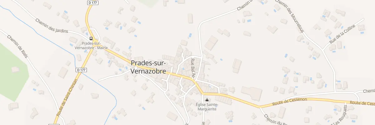 Plan du 5030F Rue de la Forge à Prades-sur-Vernazobre