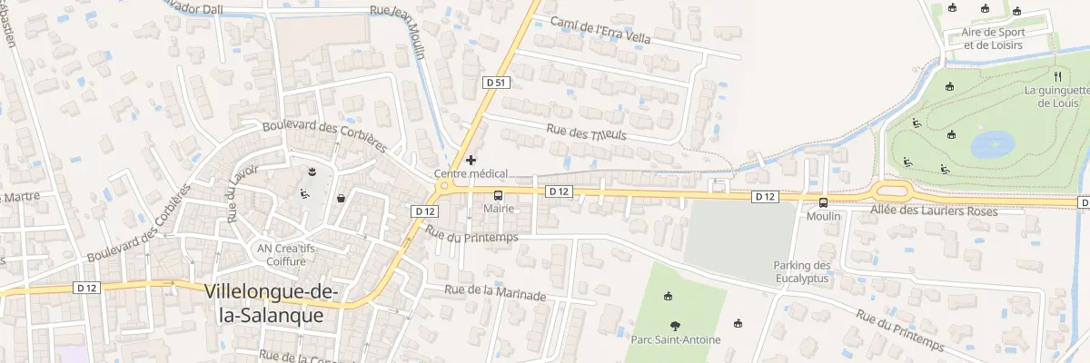 Plan du 55 Av du Littoral à Villelongue-de-la-Salanque