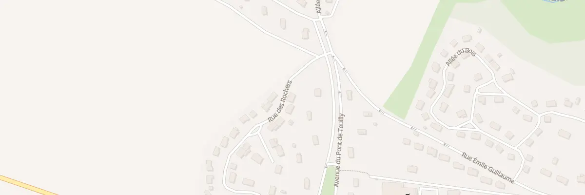 Plan du 1 Rue des Rochers à Chéroy