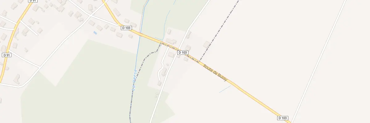 Plan du 9002 Rte de Bussy à Genvry