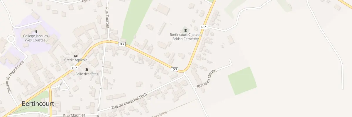Plan du 2 Rue de la République à Bertincourt