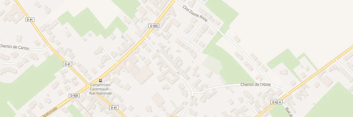 Plan du 16 Rue Jean Gravelaine à Camphin-en-Carembault
