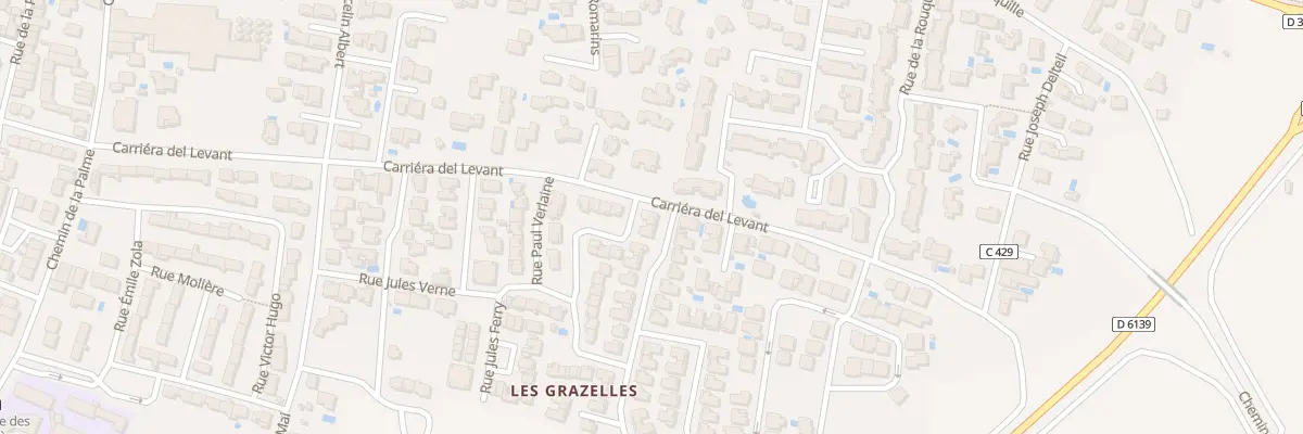 Plan du 10 Rue Jacqueline Auriol à Sigean