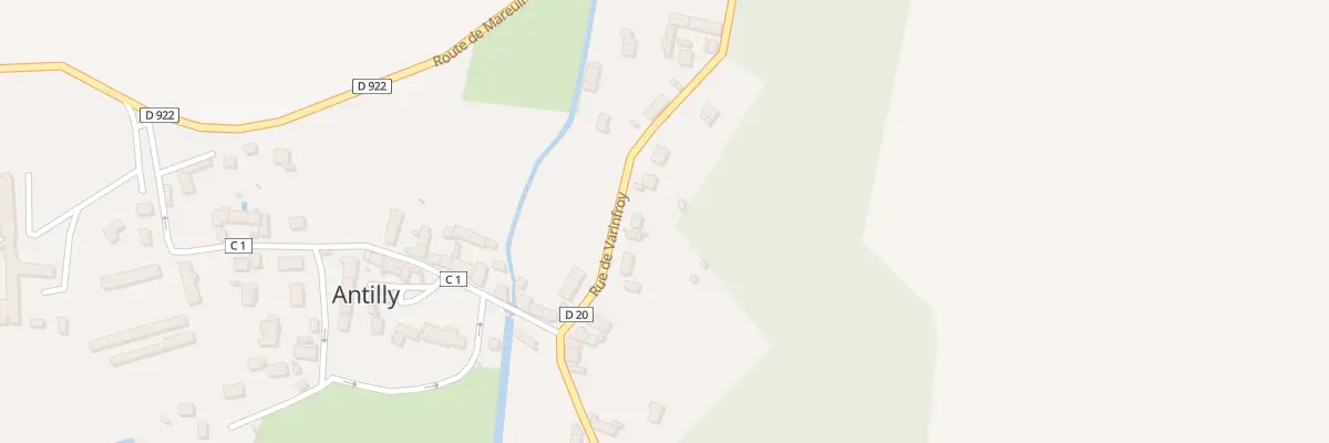 Plan du 5 Rue de Varinfroy à Antilly