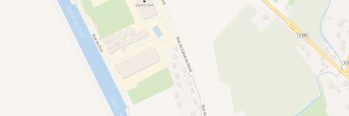 Plan du 705 Rue du Canal du Nord à Noyon