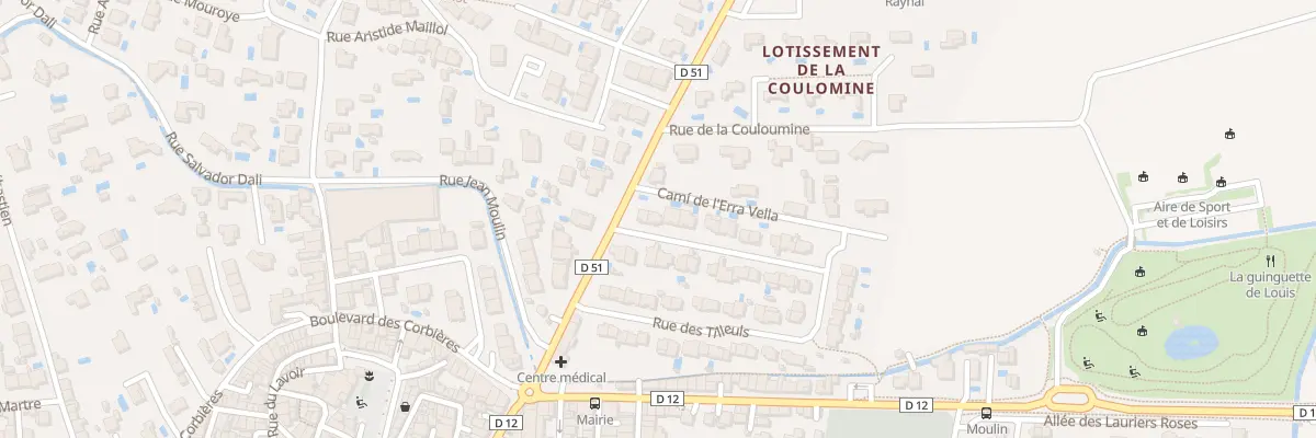 Plan du 4 Rue des Amandiers à Villelongue-de-la-Salanque