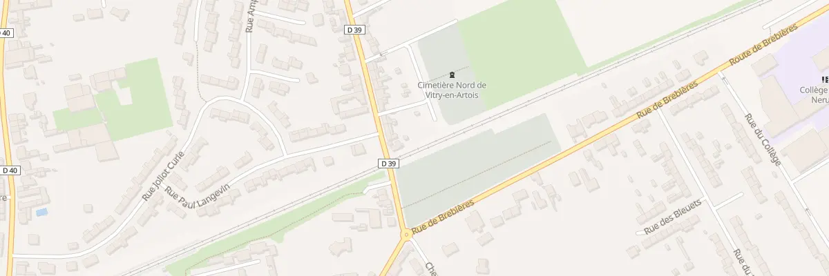 Plan du 2 Rue de Quiéry à Vitry-en-Artois