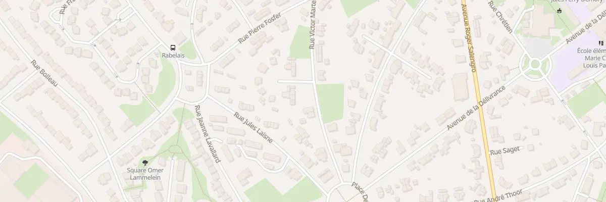 Plan du 15 Rue Victor Martel à Lille
