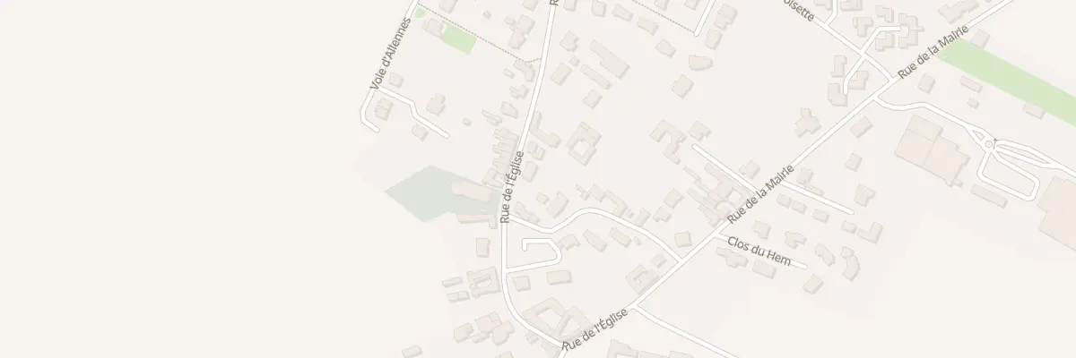 Plan du 20B Rue de l’Eglise à Chemy