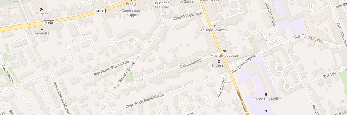 Plan du 28 Rue Matteotti Lomme à Lille