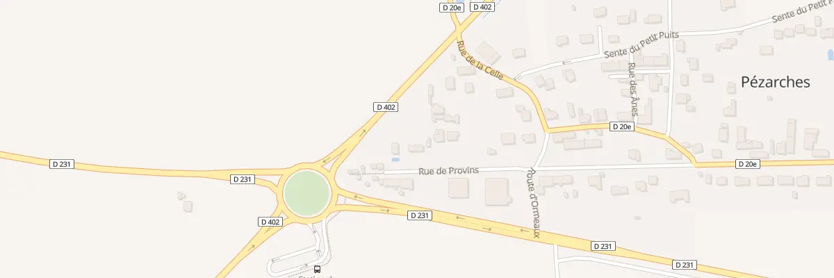 Plan du 1 Rue de Provins à Pézarches