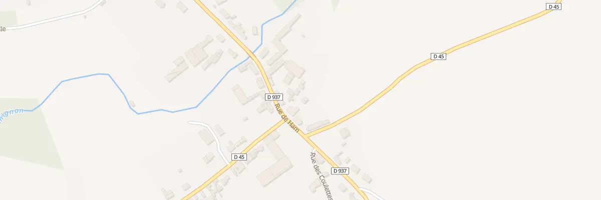 Plan du 27 Rue de Ham à Athies