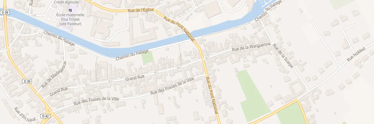 Plan du 75B Vc Grand Rue à Vitry-en-Artois