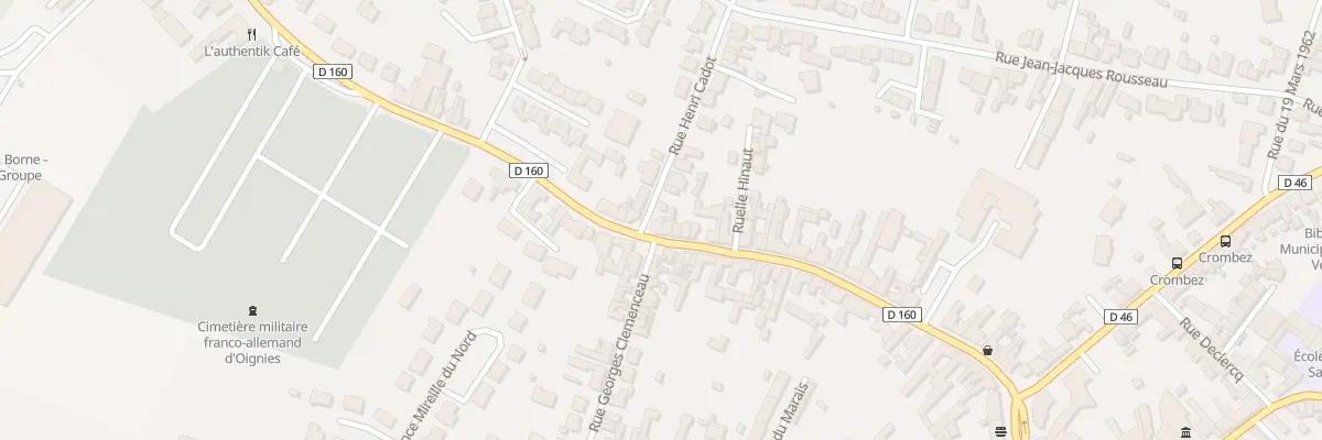 Plan du 54 Rue des 80 Fusillés à Oignies