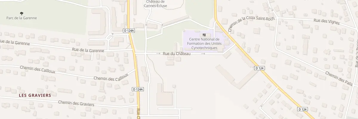 Plan du 8 Rue du Château à Cannes-Écluse