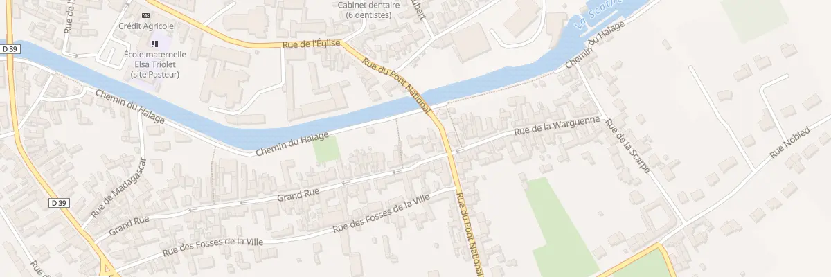 Plan du 77 Vc Grand Rue à Vitry-en-Artois
