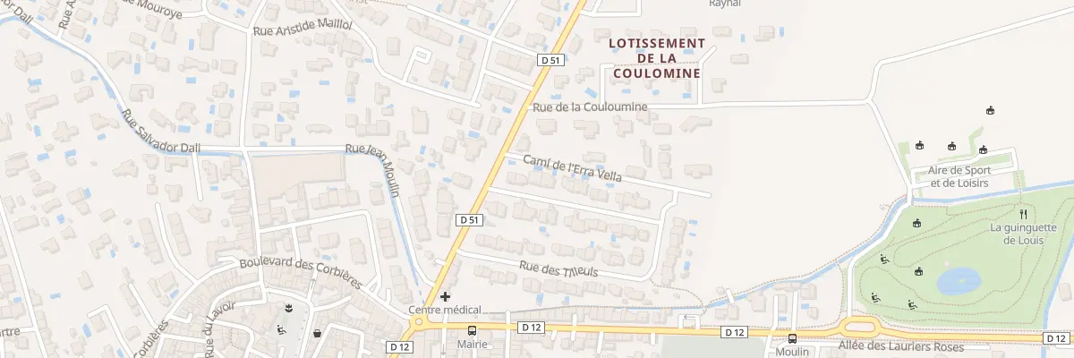 Plan du 6 Rue des Amandiers à Villelongue-de-la-Salanque