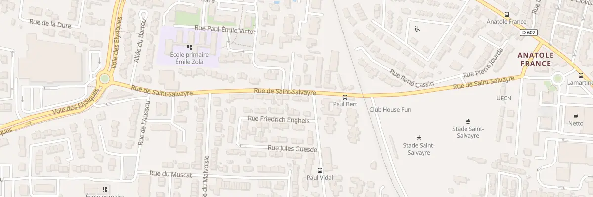 Plan du 3 Rue de Saint Salvayre à Narbonne